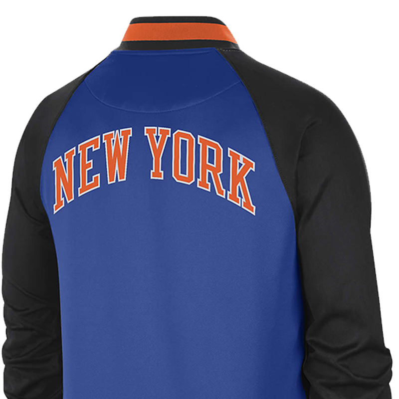 Nike New York Knicks Showtime Mixtape Edition NBA Warm-Up Jacket Blue -  RUSH BLUE/BLACK/WHITE