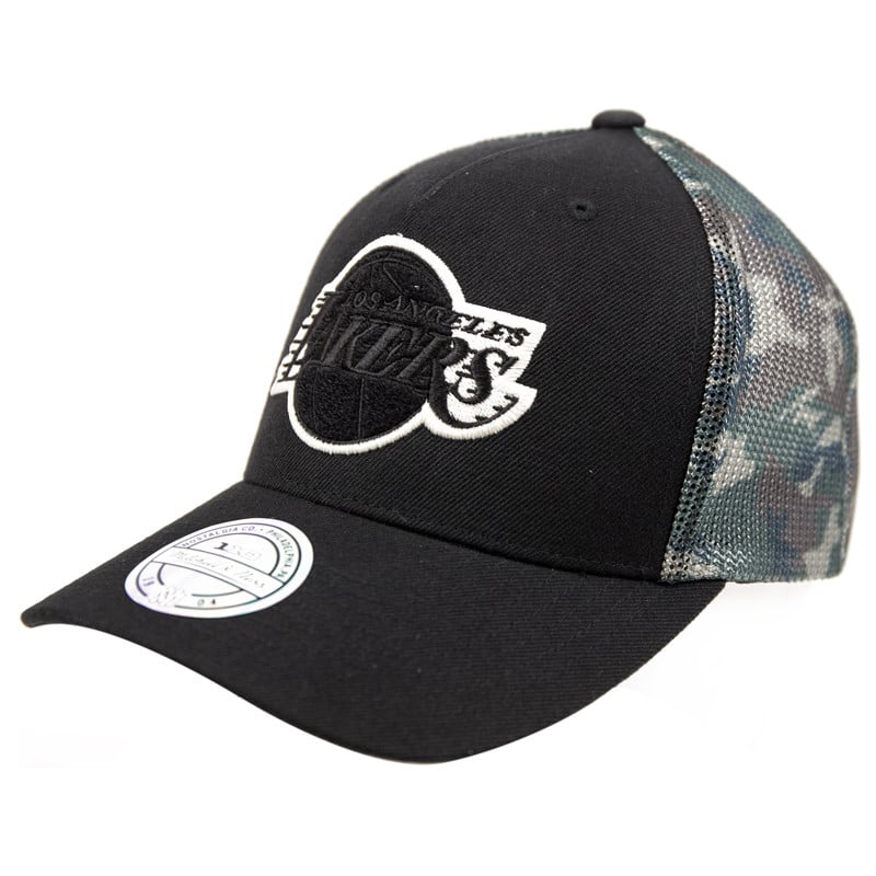 camo lakers hat