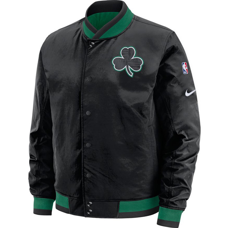 celtics leather jacket