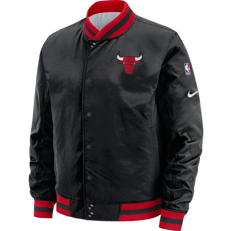 chicago bulls leather jacket