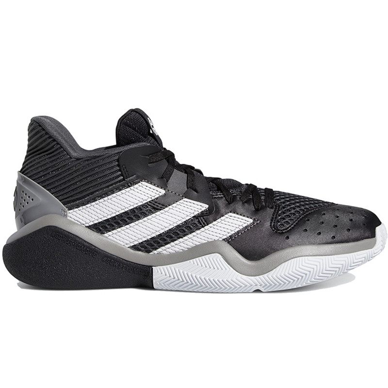 black and white adidas basketball shoes