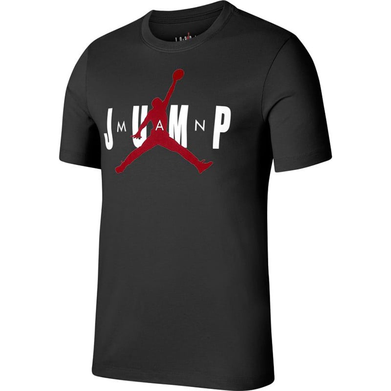 black red jordan shirt