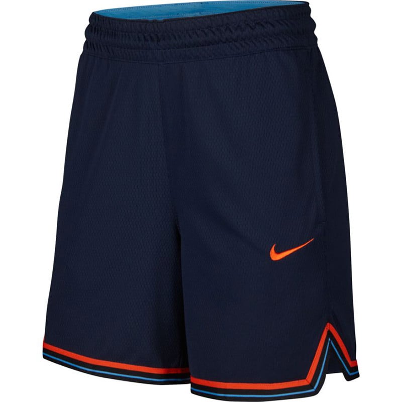 blue and pink nike shorts