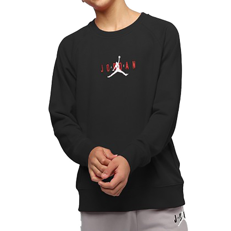 Buy Junior Jordan Air Crew Black Sweatshirt