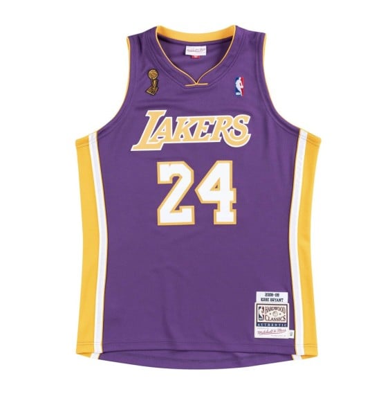 Acheter Kobe Bryant LA Lakers 08/09 Authentic Purple|24Segons T-Shirt