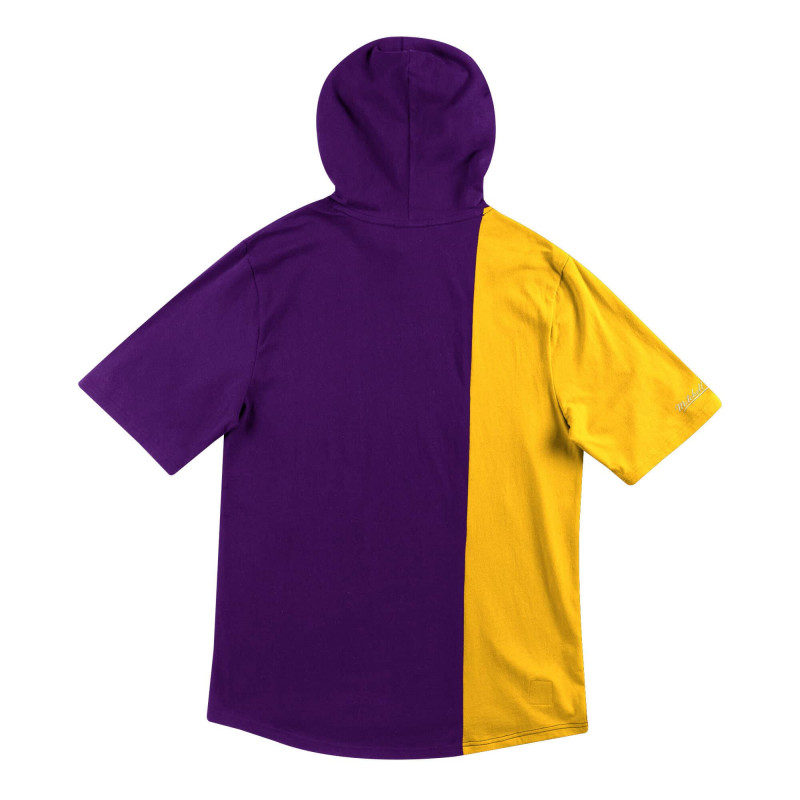 lakers short sleeve hoodie