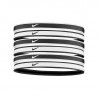 Nike Tipped Swoosh Black&White 6PK Headbands