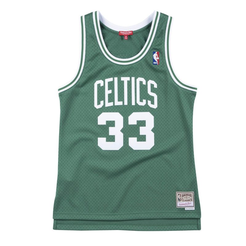 Woman Larry Bird Boston Celtics 85-86 Green Retro Swingman