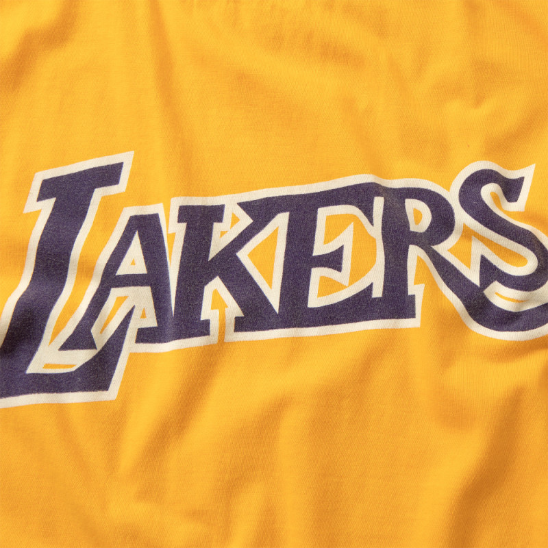 Samarreta LA Lakers Worn Logo Yellow