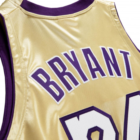 Kobe Bryant LA Lakers 1996-2016 Authentic HOF Gold