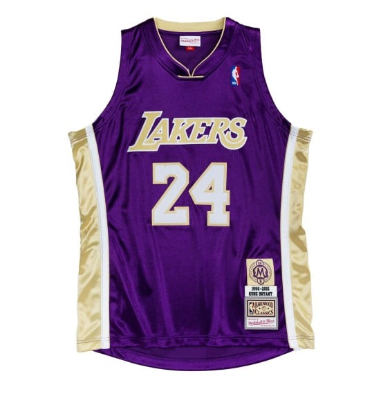 Acquista Kobe Bryant LA Lakers 1996-2016 Authentic HOF Purple |24Segons