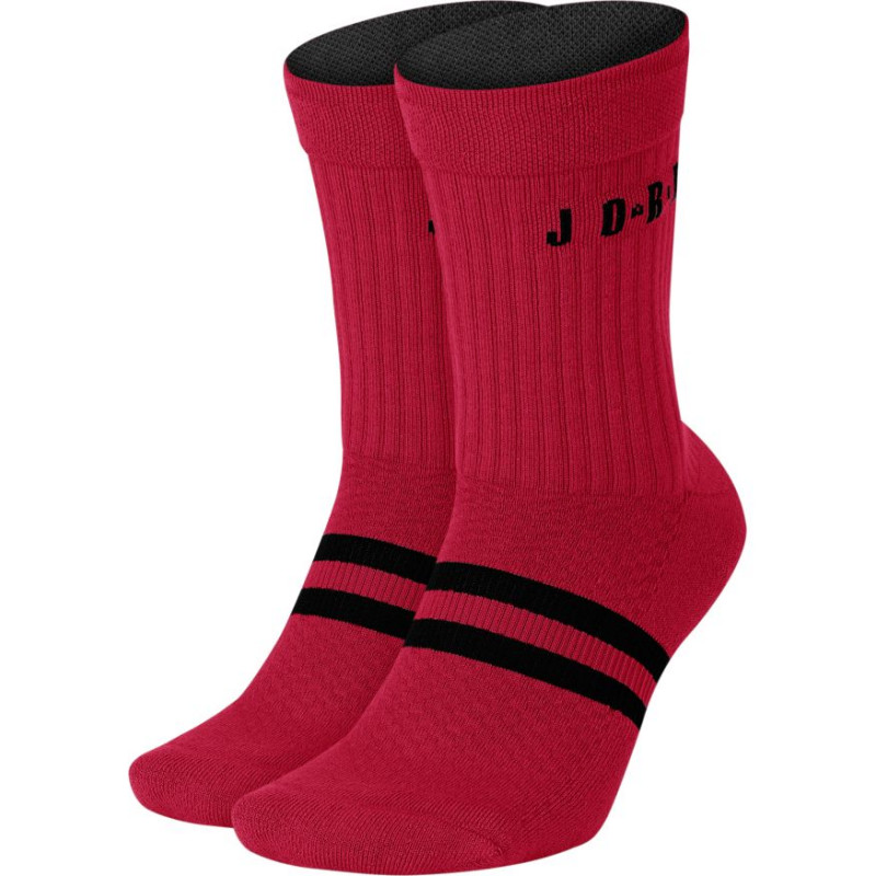 black and red jordan socks