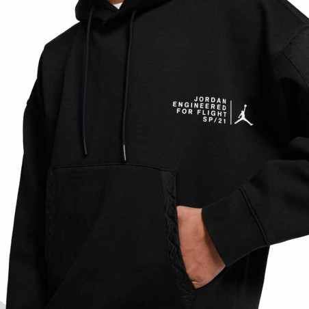 Jordan 23 Engineered Fleece Jordan Graphic Black Hoodie