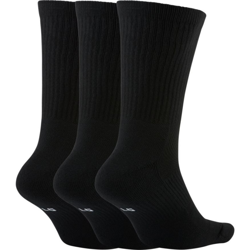 Nike Everyday Crew Black Socks (3 Pair)