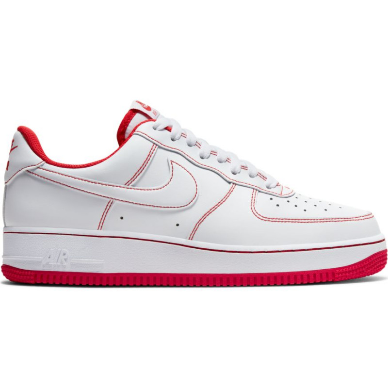 white university red air force 1
