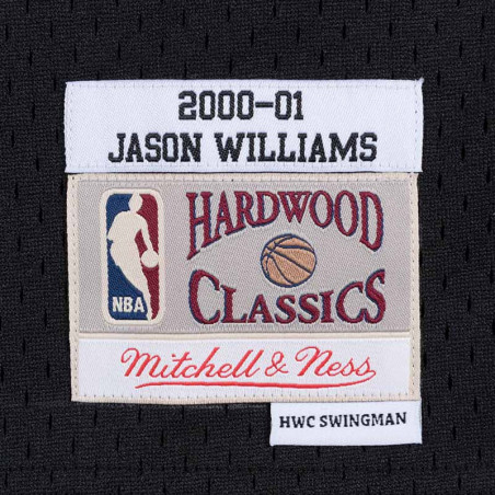 Jason Williams Sacramento Kings 00-01 Black Retro Swingman