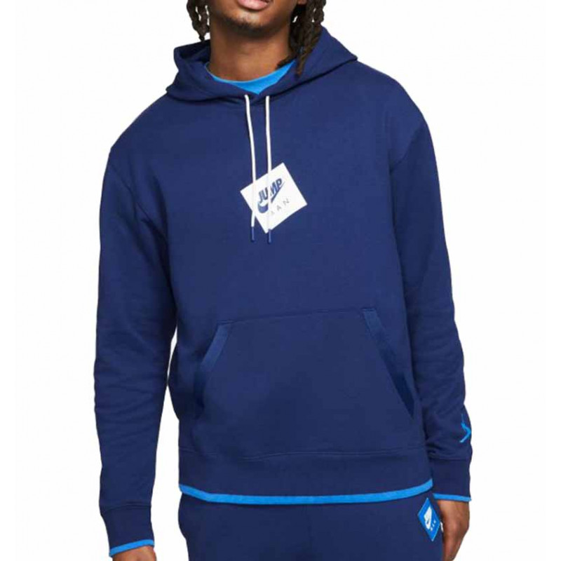 blue jordan hoodie mens