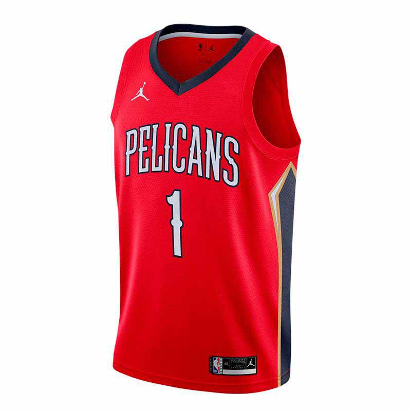 camiseta Zion Williamson New Orleans Pelicans 2021 Statement