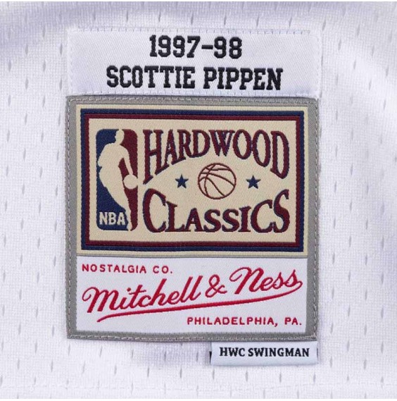 Buy Scottie Pippen Chicago Bulls 97-98 Retro Swingman White | 24Segons