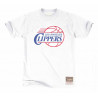 Los Angeles Clippers Worn Logo White T-Shirt