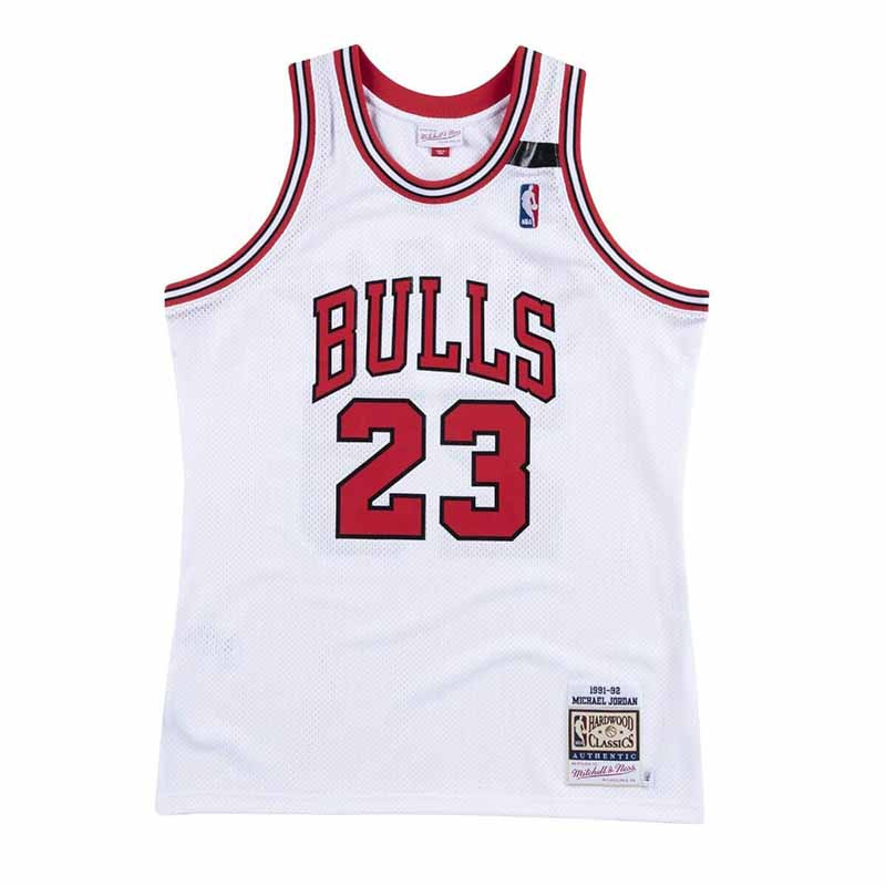 Tiempos antiguos dígito El aparato Comprar Michael Jordan Chicago Bulls 91-92 White Authentic | 24Segons