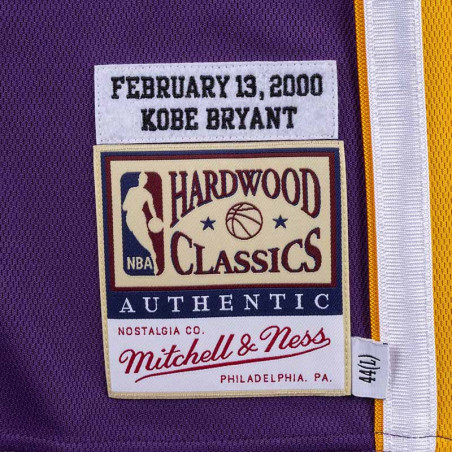 Kobe Bryant Los Angeles Lakers All Star Game 00-01 Purple Authentic