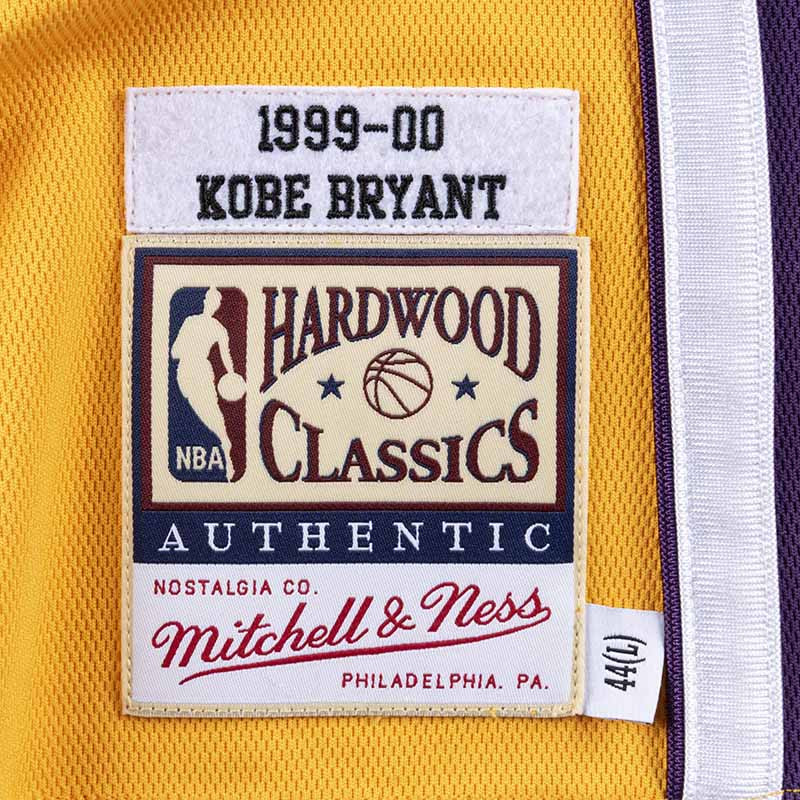 Kobe Bryant Los Angeles Lakers Home Finals 99-00 Authentic