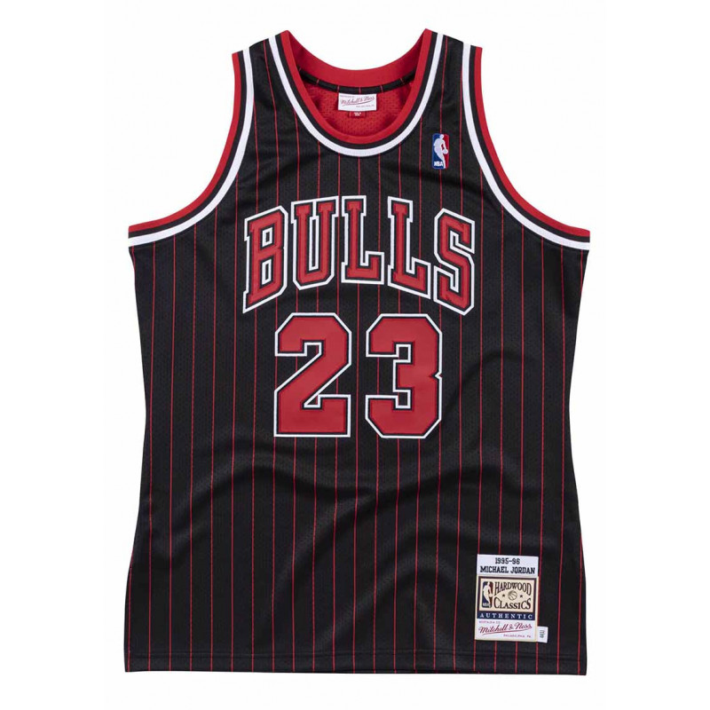 Michael Jordan Chicago Bulls 95-96 Black Authentic