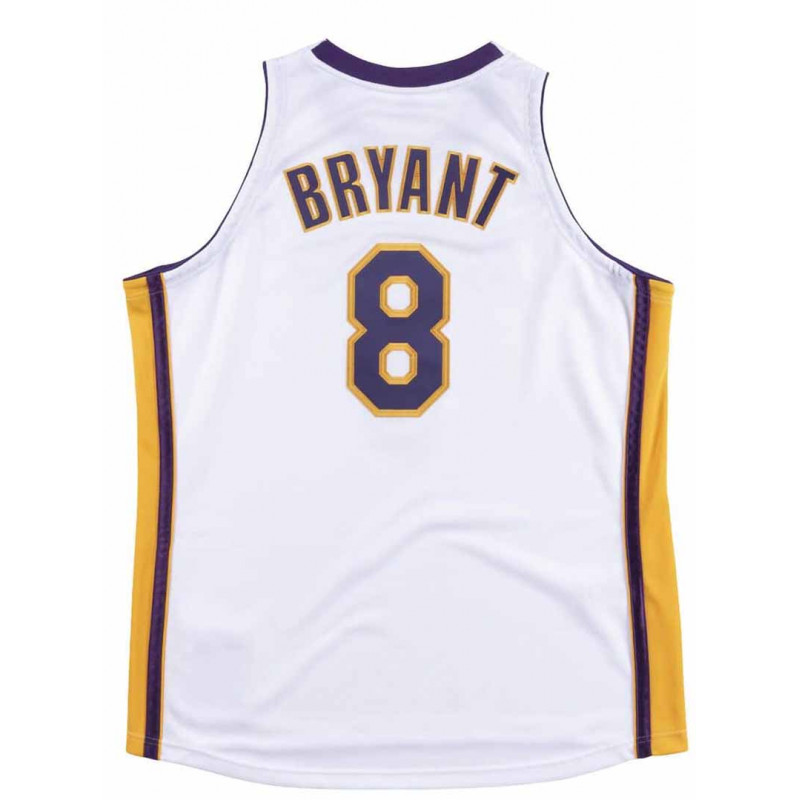 Kobe Bryant Los Angeles Lakers 03-04 White Authentic
