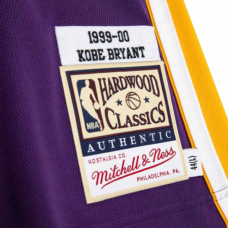 Kobe Bryant Los Angeles Lakers 99-00 Purple Authentic