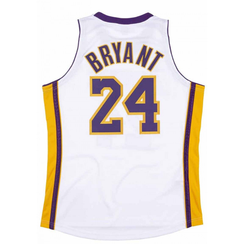 Kobe Bryant Los Angeles Lakers 09-10 White Authentic