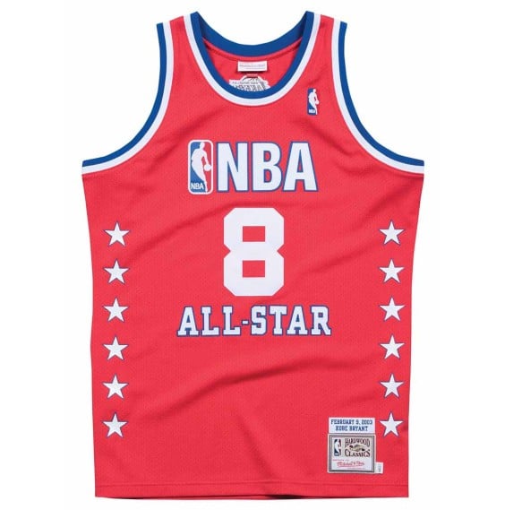 Comprare Kobe Bryant Lakers All Star West 2003 Rosso Autentico | 24Segons