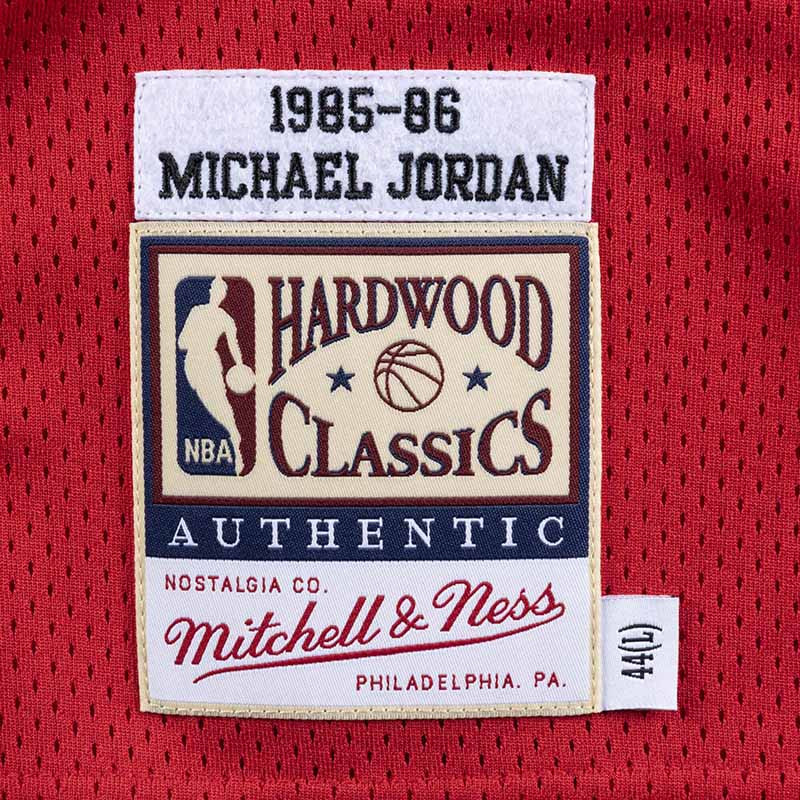 Michael Jordan Chicago Bulls 85-86 Red Authentic