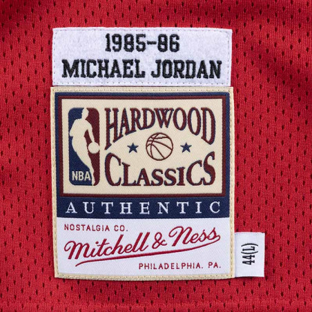 Michael Jordan Chicago Bulls 85-86 Red Authentic