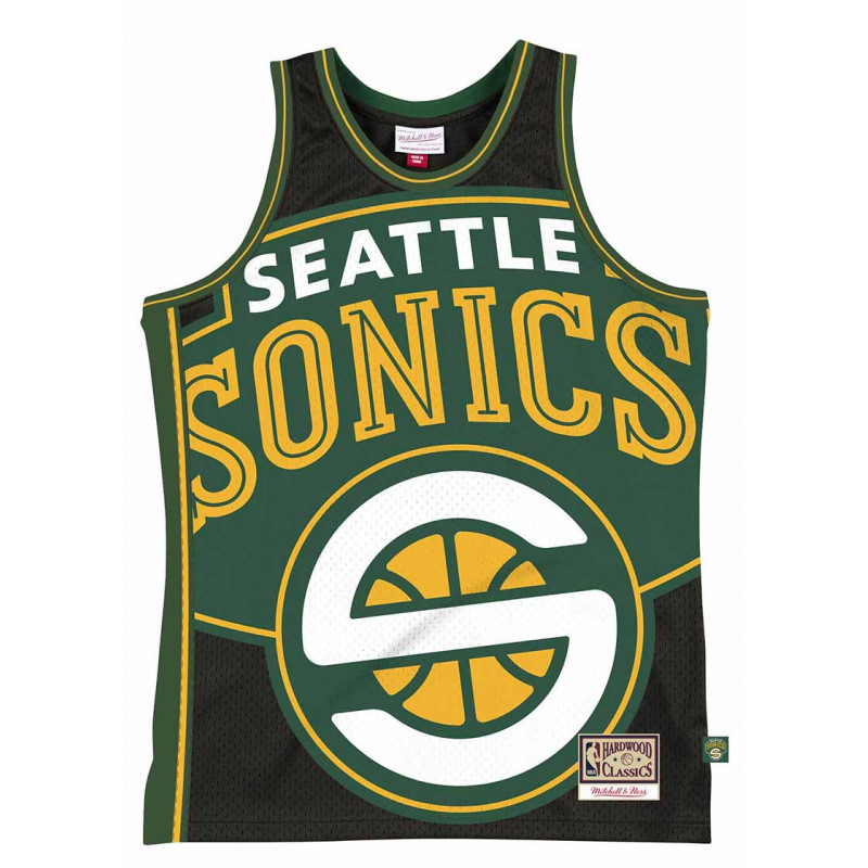 Camiseta Seattle SuperSonics NBA Big Face 2.0