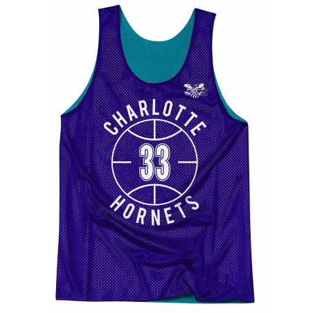 Alonzo Mourning Charlotte Hornets NBA Reversible Tank