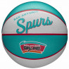 Balón Wilson San Antonio Spurs NBA Team Retro Basketball Sz3