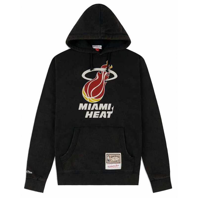 Sudadera Miami Heat Retro Wordmark Black
