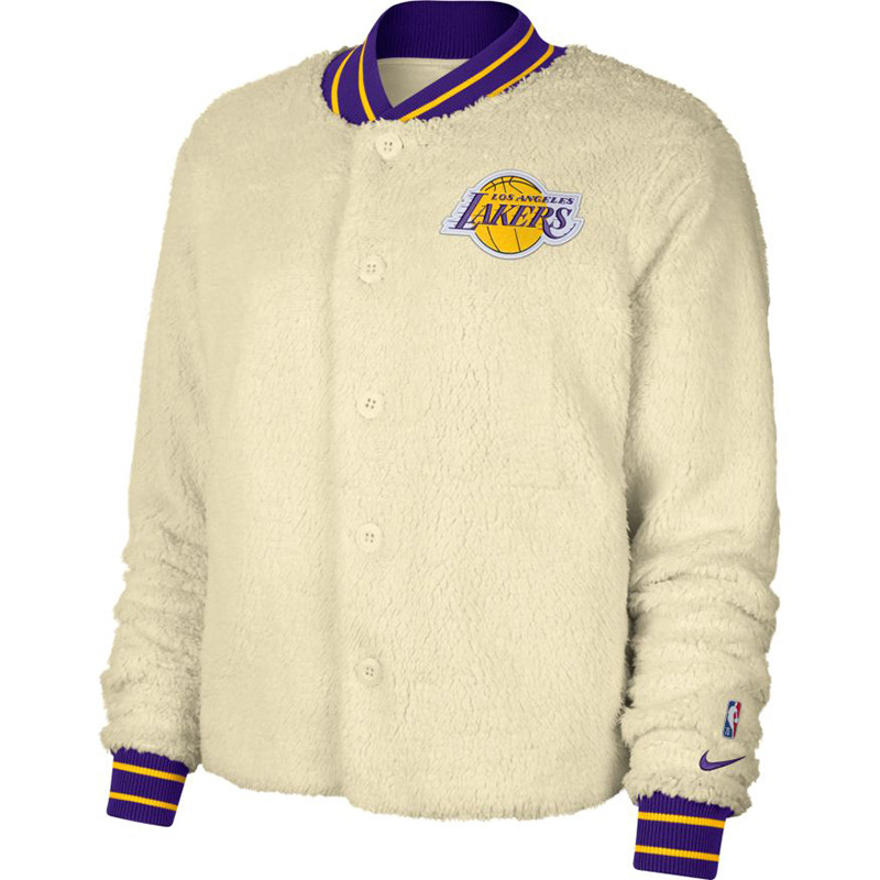 Woman Los Angeles Lakers Courtside Nike NBA’s 75th Anniversary Bomber Jacket