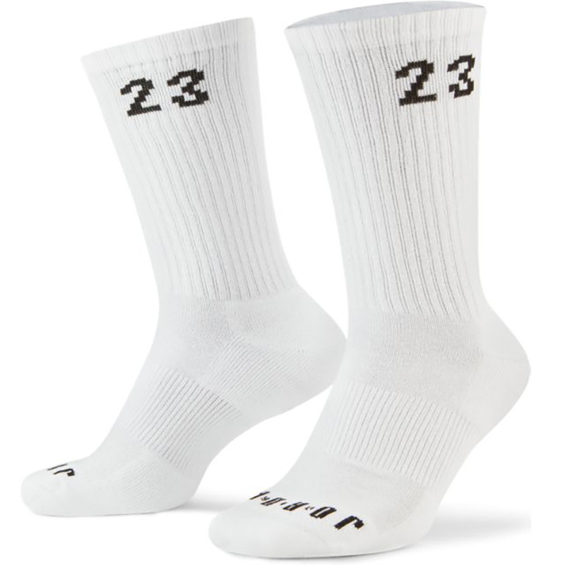 As Inhibir montar Comprar Calcetines Jordan Essentials Crew White Black (3 Pr)|24Segons