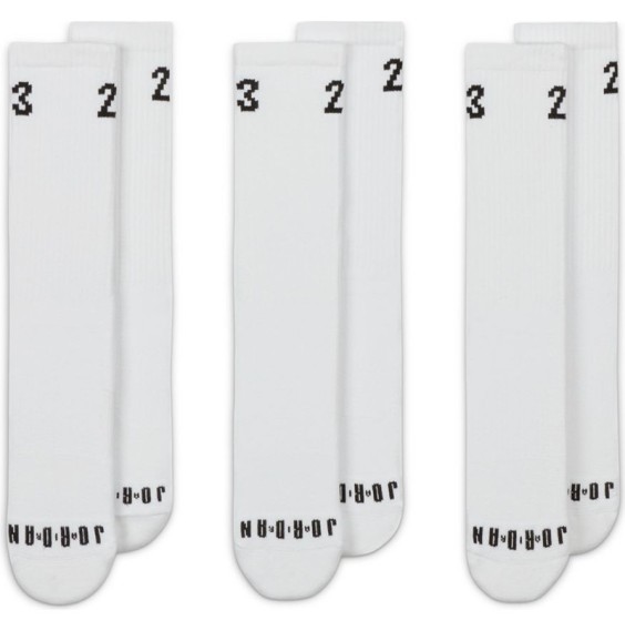 Jordan Acheter Chaussettes Essentials Crew White Black (3 Pr)|24Segons