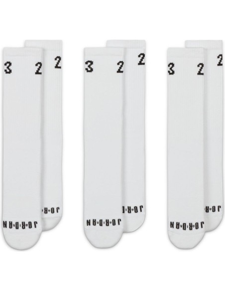 Jordan Comprare Calzini Essentials Crew White Black (3 Pr)|24Segons