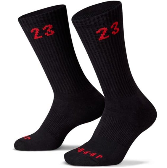 Jordan Acheter Chaussettes Essentials Crew Noir Rouge (3 Pr)|24Segons