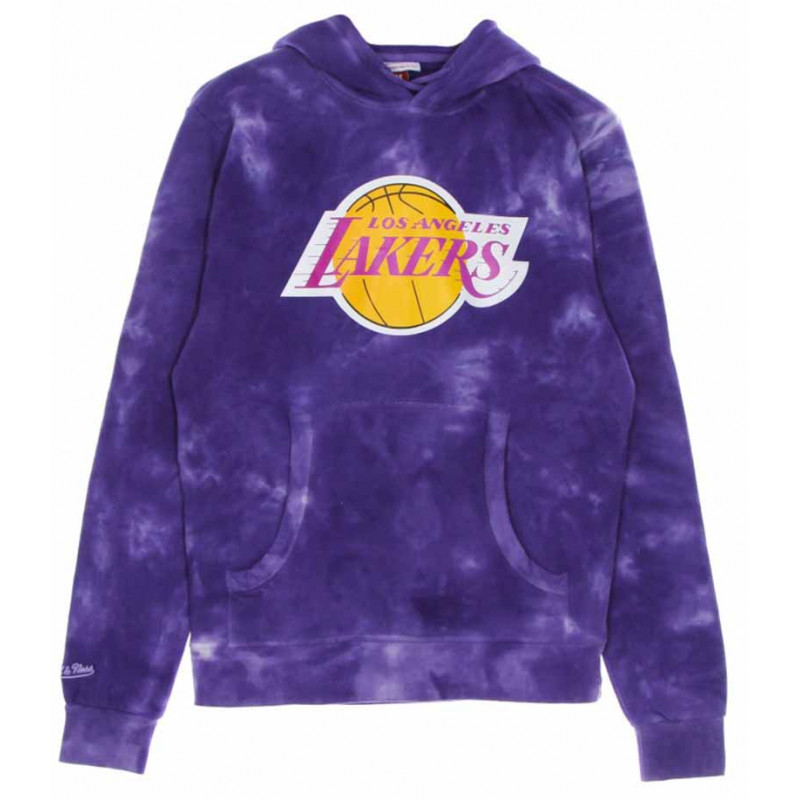 Dessuadora Los Angeles Lakers Tie-Dye Purple Hoodie