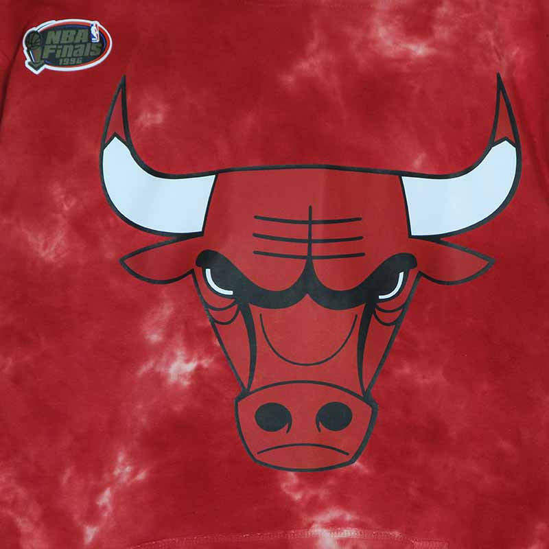 Sudadera Chicago Bulls Tie-Dye Red Hoodie