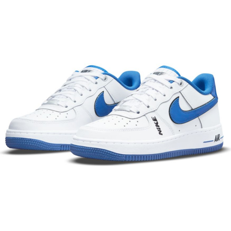 nike air force 1 lv8 shoes white game royal blue