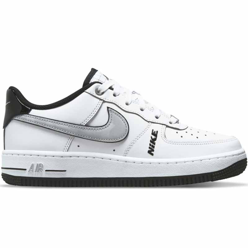 nike air force 1 junior grey and white