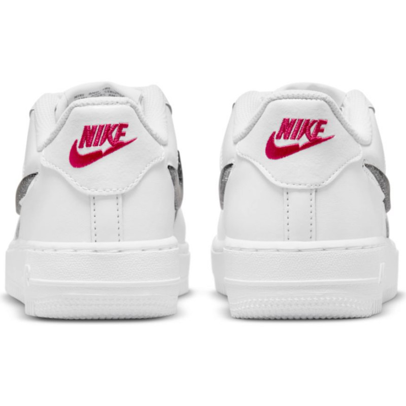 white and silver air force 1 junior