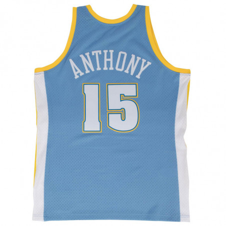 Junior Carmelo Anthony Denver Nuggets 03-04 Blue Retro Swingman