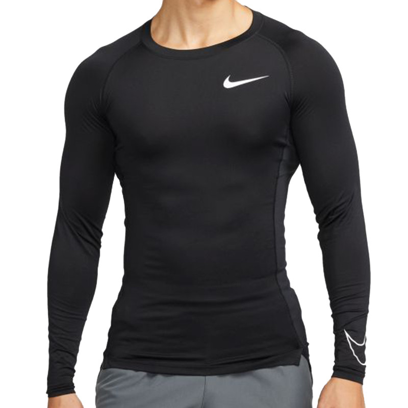 anillo roble desesperación Comprar Camiseta Nike Pro Dri-FIT Tight Fit Long-Sleeve Black|24Segons